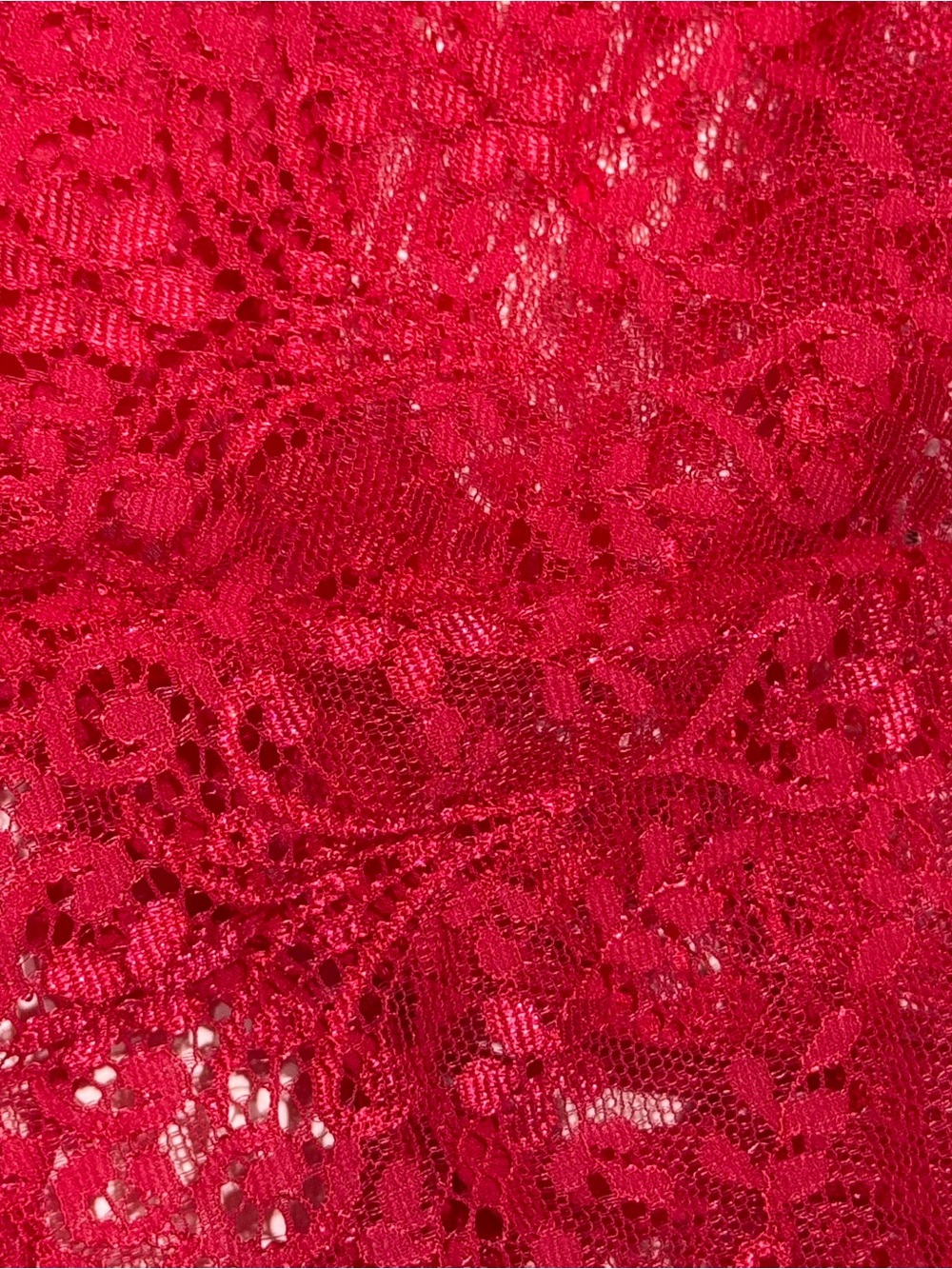 Victoria's Secret Bright Pink Lace & Sheer Chemise - Picture 5 of 5